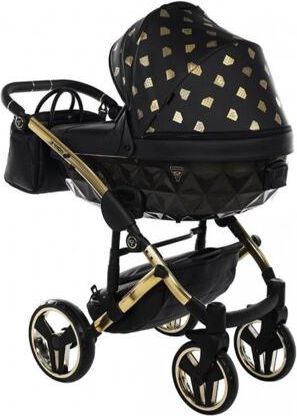 Kočárek Junama Glow V2 dvojkombinace 05 Black/Gold - obrázek 5
