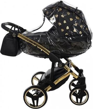 Kočárek Junama Glow V2 dvojkombinace 05 Black/Gold - obrázek 7