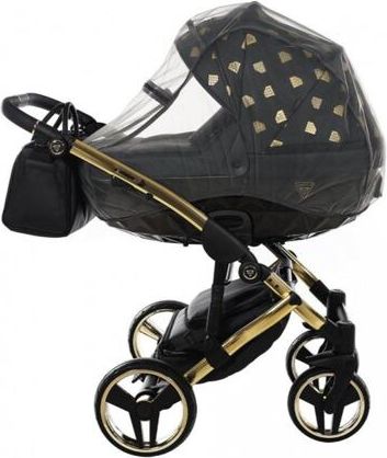 Kočárek Junama Glow V2 dvojkombinace 05 Black/Gold - obrázek 8