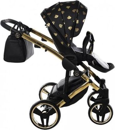Kočárek Junama Glow V2 dvojkombinace 05 Black/Gold - obrázek 12