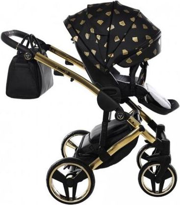 Kočárek Junama Glow V2 dvojkombinace 05 Black/Gold - obrázek 13