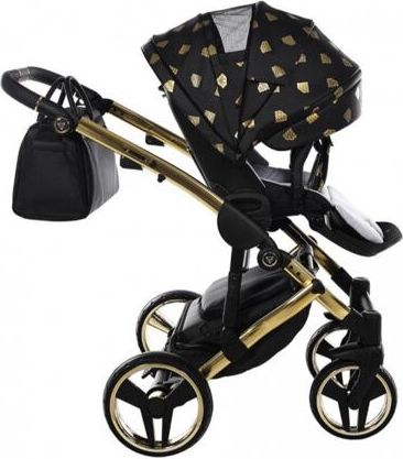 Kočárek Junama Glow V2 dvojkombinace 05 Black/Gold - obrázek 14