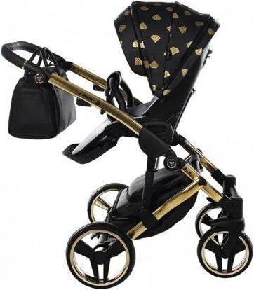 Kočárek Junama Glow V2 dvojkombinace 05 Black/Gold - obrázek 15