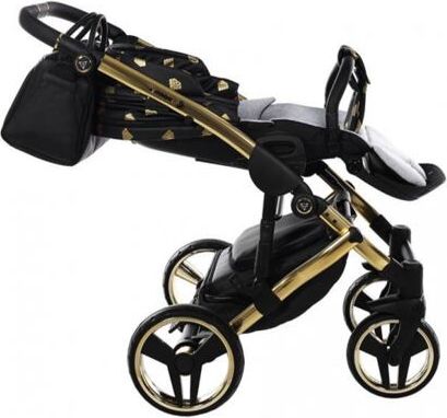 Kočárek Junama Glow V2 dvojkombinace 05 Black/Gold - obrázek 16