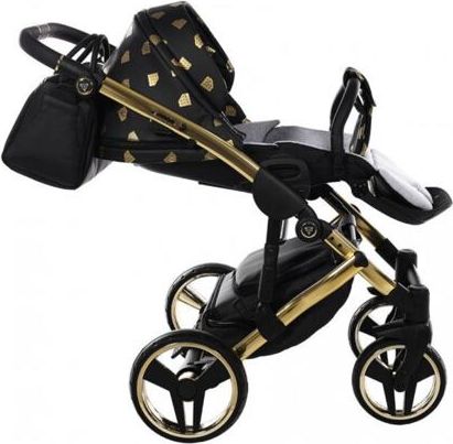 Kočárek Junama Glow V2 dvojkombinace 05 Black/Gold - obrázek 17