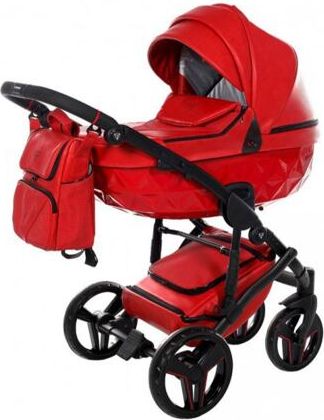 Kočárek Junama S CLASS dvojkombinace Fire red - obrázek 1