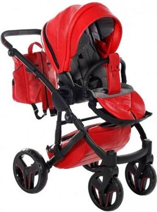 Kočárek Junama S CLASS dvojkombinace Fire red - obrázek 10