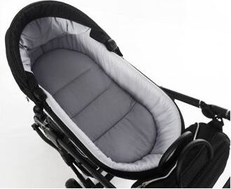 Kočárek Junama Mirror Satin V2 dvojkombinace 01 Black/Silver - obrázek 10