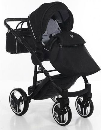 Kočárek Junama Mirror Satin V2 dvojkombinace 01 Black/Silver - obrázek 19