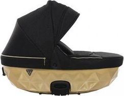 Kočárek Junama Mirror Satin V2 dvojkombinace 03 Black/Gold - obrázek 7