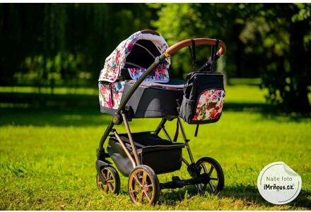 Kočárek Baby Active Musse Rose 2019 trojkombinace Light - Dark Rose - obrázek 2
