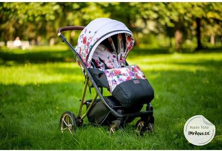 Kočárek Baby Active Musse Rose 2019 trojkombinace Light - Dark Rose - obrázek 9