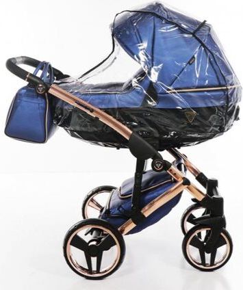 Kočárek Junama Fluo V2 dvojkombinace 01 Blue - obrázek 6