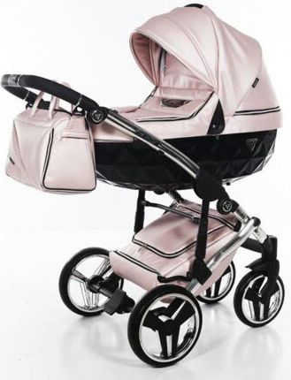 Kočárek Junama Fluo V2 dvojkombinace 06 Light pink - obrázek 2
