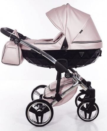 Kočárek Junama Fluo V2 dvojkombinace 06 Light pink - obrázek 3