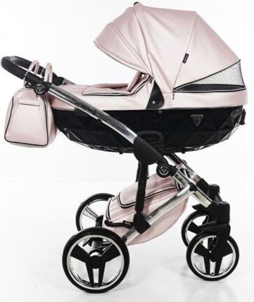 Kočárek Junama Fluo V2 dvojkombinace 06 Light pink - obrázek 4