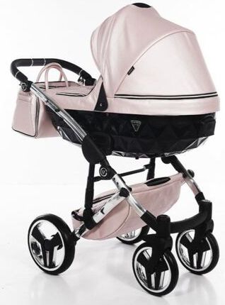 Kočárek Junama Fluo V2 dvojkombinace 06 Light pink - obrázek 5
