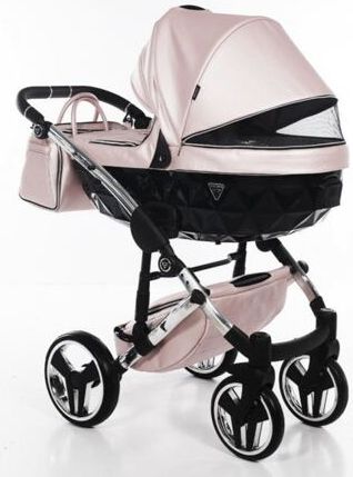 Kočárek Junama Fluo V2 dvojkombinace 06 Light pink - obrázek 6