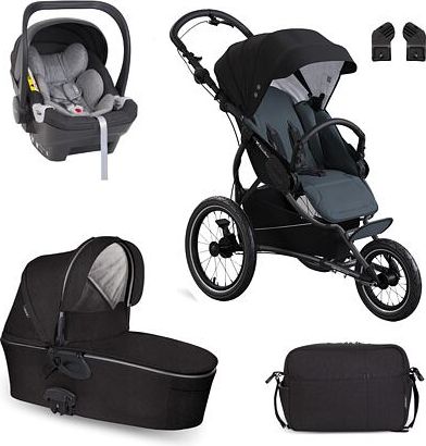 Set kočárek X-lander X-Run 2021 Astral black - obrázek 1