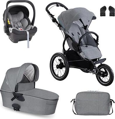 Set kočárek X-lander X-Run 2021 Azure grey - obrázek 1
