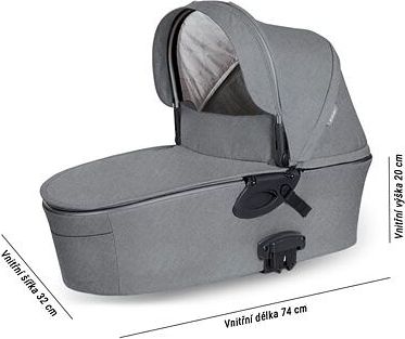 Set kočárek X-lander X-Run 2021 Azure grey - obrázek 4
