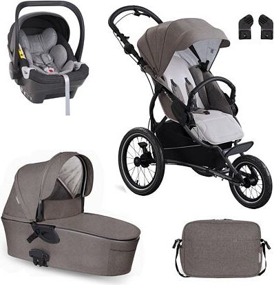 Set kočárek X-lander X-Run 2021 Evening grey - obrázek 1