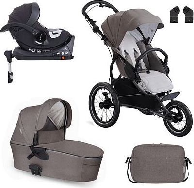 Set kočárek X-lander X-Run + isofix 2021 Evening grey - obrázek 1