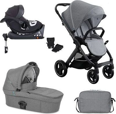 Set kočárek X-lander X-Pulse + isofix 2021 Azure grey - obrázek 1