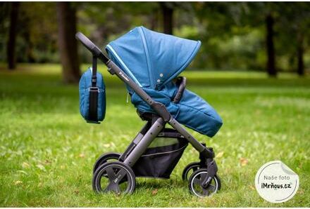 Set kočárek X-lander X-Pulse + isofix 2021 Azure grey - obrázek 4