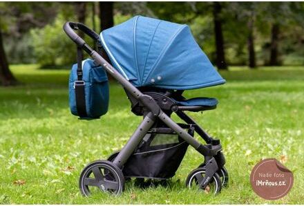 Set kočárek X-lander X-Pulse + isofix 2021 Azure grey - obrázek 5