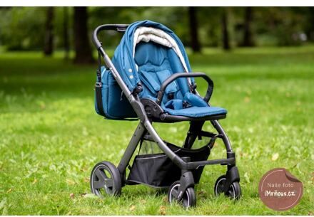 Set kočárek X-lander X-Pulse + isofix 2021 Azure grey - obrázek 6