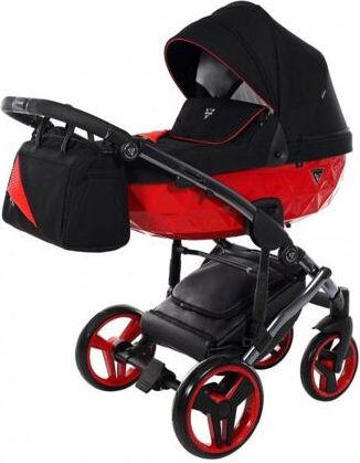 Kočárek Junama Diamond S-line V2 dvojkombinace 01 Red - obrázek 1