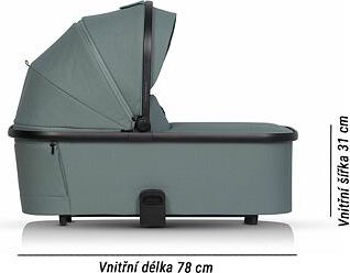Kočárek Cavoe Moi 2022 trojkombinace Boho green - obrázek 4