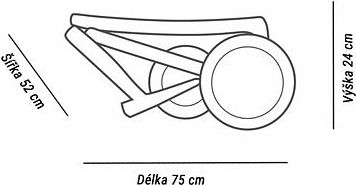 Kočárek Cavoe Moi 2022 trojkombinace Desert rose - obrázek 5