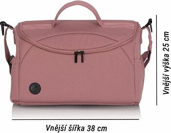 Taška ke kočárku Cavoe Moi Desert rose - obrázek 3