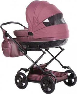 Kočárek pro panenky Junama Mini Saphire 04 Purple - obrázek 4