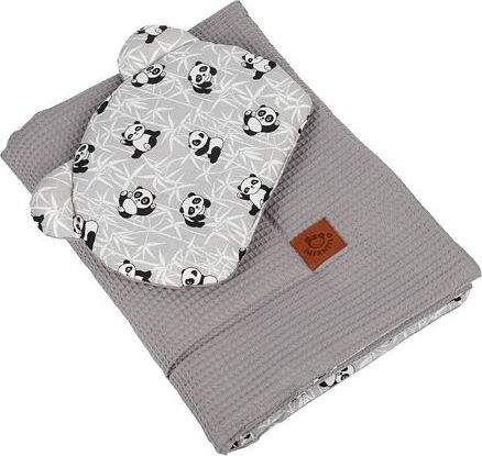 Set do postýlky Infantilo vaflový grey/pandas - obrázek 1