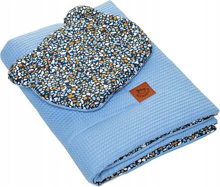 Set do postýlky Infantilo vaflový blue/pebblestone - obrázek 1