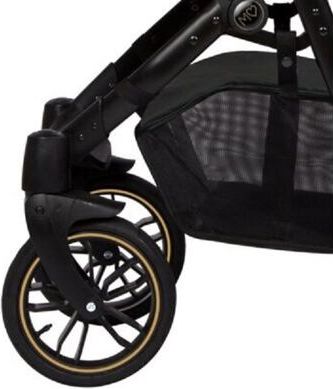 Náhradní kolo ke kočárku Baby Active Mommy Special edition paprskovité gold - přední - obrázek 1