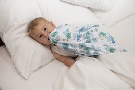 Oboustranná deka bambus a bavlna Baby Matex les - obrázek 4