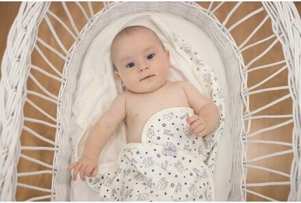 Oboustranná deka bambus a bavlna Baby Matex sovičky - obrázek 3