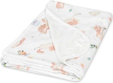 Oboustranná deka bambus a bavlna Baby Matex jednorožci - obrázek 1