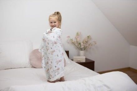 Oboustranná deka bambus a bavlna Baby Matex jednorožci - obrázek 4