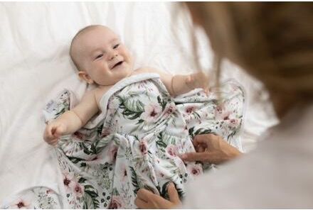 Oboustranná deka bambus a bavlna Baby Matex růže - obrázek 6