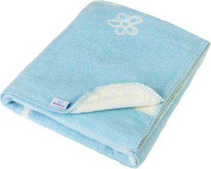 Dětská deka Baby Matex TEDDY 75x100 modrá - obrázek 1