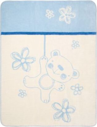 Dětská deka Baby Matex TEDDY 75x100 modrá - obrázek 2