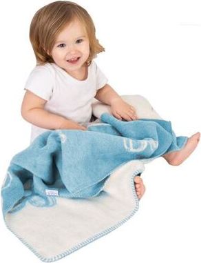 Dětská deka Baby Matex TEDDY 75x100 modrá - obrázek 3