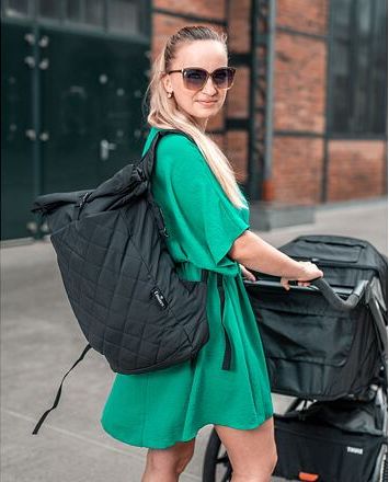 Rolovací batoh Rolltop softshell Emitex černý - obrázek 9