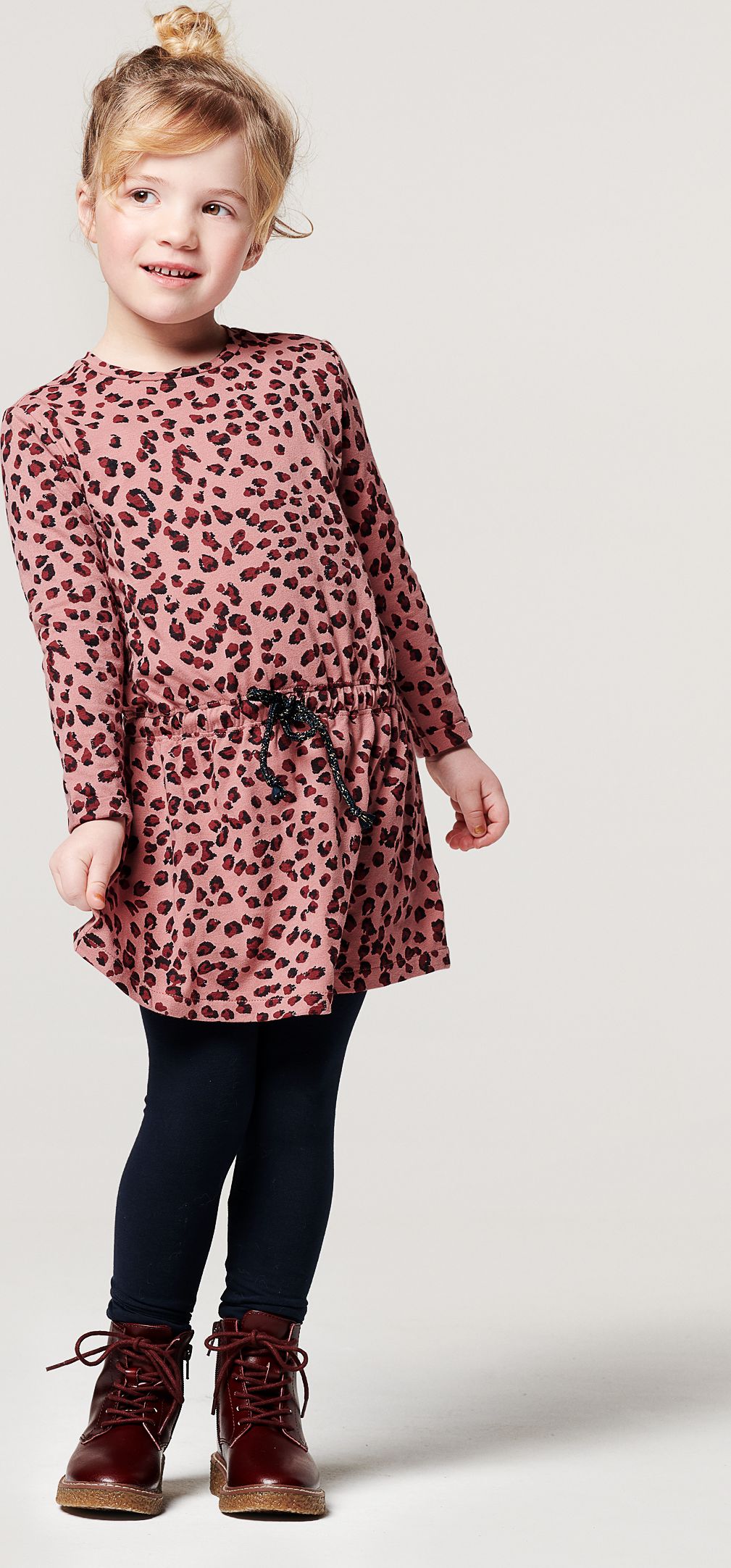 ŠATY NOPPIES REITZ, LEOPARD, RŮŽOVÉ, BAVLNA Velikost: 104 - obrázek 3