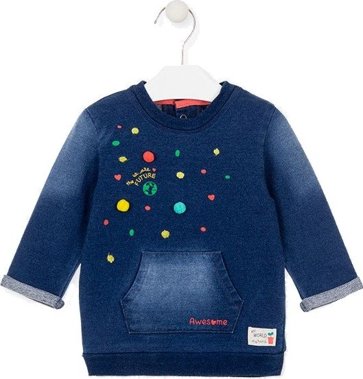 ŠATY LOSAN, DENIM, BAVLNA Velikost: 68 - obrázek 1